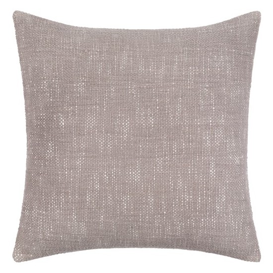 Surya Bisa Gray Pillow Shell With Polyester Insert 20"H X 20"W