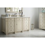 Bristol 60" Single Vanity, Vintage Vanilla, w/ 3 CM Ethereal Noctis Quartz Top