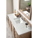 Bristol 60" Single Vanity Whitewashed Walnut w/ 3 CM Jasmine Pearl Quartz Top