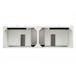 Bristol 72" Double Vanity, Bright White