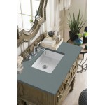 Castilian 36" Single Vanity, Empire Gray, w/ 3 CM Cala Blue Quartz Top