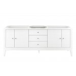 Linear 72" Double Vanity, Glossy White