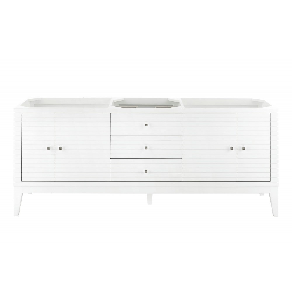 Linear 72" Double Vanity, Glossy White Linear 72" Double Vanity, Glossy White