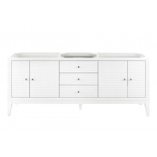 Linear 72" Single Vanity, Glossy White