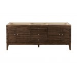 Linear 72" Single Vanity, Mid Century Walnut