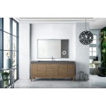 Linear 72" Single Vanity Whitewashed Walnut w/ Dusk Grey Glossy Composite Top