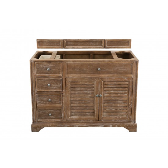 Savannah 48" Single Vanity Cabinet, Driftwood