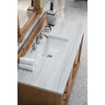 Savannah 48" Driftwood Single Vanity w/ 3 CM Arctic Fall Solid Surface Top