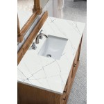 Savannah 48" Single Vanity, Driftwood, w/ 3 CM Ethereal Noctis Quartz Top