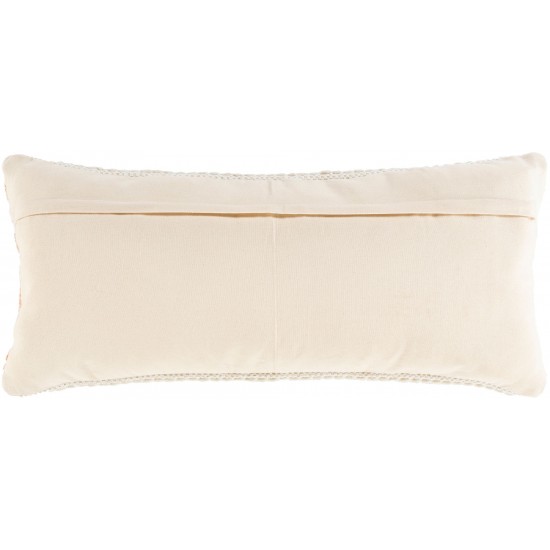 Surya Celio Pillow Shell With Down Insert 14"H X 32"W Wheat