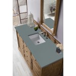 Savannah 60" Single Vanity Cabinet, Driftwood, w/ 3 CM Cala Blue Quartz Top