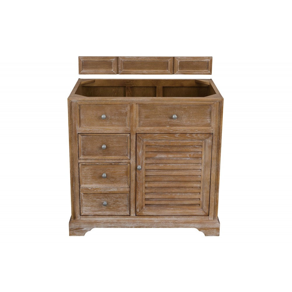 Savannah 36" Single Vanity Cabinet, Driftwood