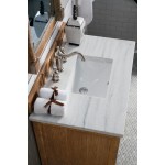 Savannah 36" Driftwood Single Vanity w/ 3 CM Arctic Fall Solid Surface Top