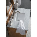 Savannah 36" Driftwood Single Vanity w/ 3 CM Carrara Marble Top