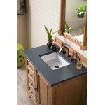 Savannah 36" Single Vanity, Driftwood, w/ 3 CM Charcoal Soapstone Quartz Top