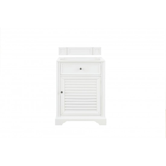 Savannah 26" Single Vanity Cabinet, Bright White