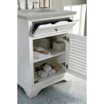 Savannah 26" Single Vanity, Bright White, w/ 3 CM Eternal Serena Quartz Top
