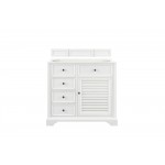 Savannah 36" Single Vanity Cabinet, Bright White