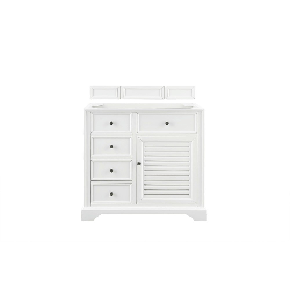 Savannah 36" Single Vanity Cabinet, Bright White