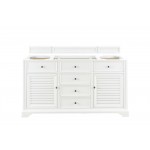 Savannah 60" Single Vanity Cabinet, Bright White