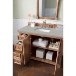 Providence 48" Single Vanity, Driftwood, w/ 3 CM Eternal Serena Quartz Top