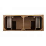 Providence 60" Double Vanity Cabinet, Driftwood