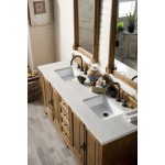 Providence 72" Double Vanity Driftwood w/ 3 CM Eternal Jasmine Pearl Quartz Top