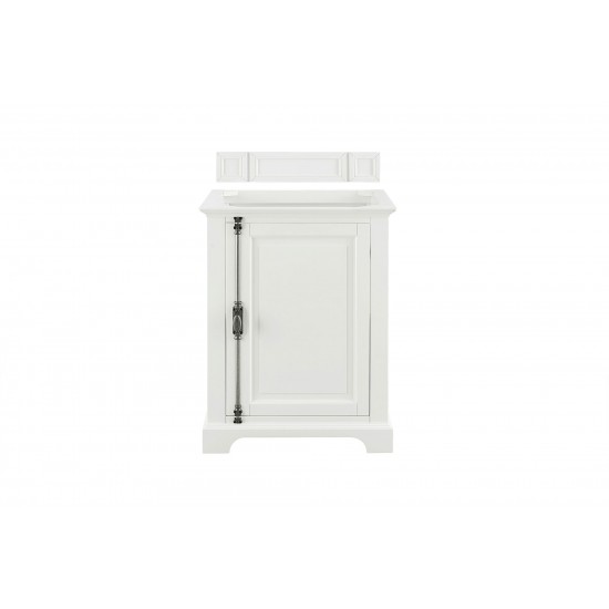 Providence 26" Single Vanity Cabinet, Bright White