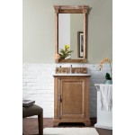 Providence 26" Driftwood Single Vanity w/ 3 CM Carrara Marble Top