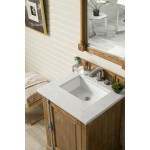 Providence 26" Single Vanity Driftwood w/ 3 CM Eternal Jasmine Pearl Quartz Top