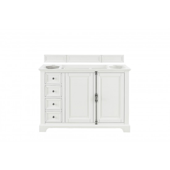 Providence 48" Single Vanity Cabinet, Bright White