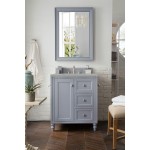 Copper Cove Encore 30" Single Vanity Silver Gray w/3 CM Serena Quartz Top