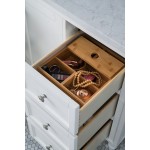 Copper Cove Encore 48" Single Vanity White w/3 CM Jasmine Pearl Quartz Top