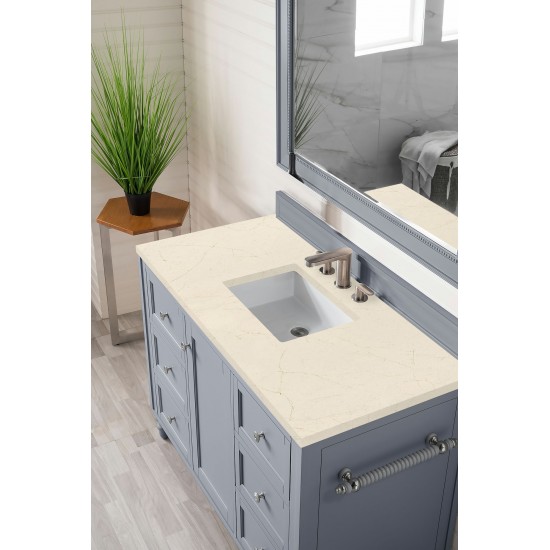 Copper Cove Encore 48" Single Vanity Gray w/3 CM Eternal Marfil Quartz Top