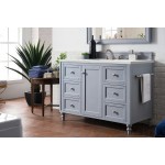 Copper Cove Encore 48" Single Vanity Gray w/3 CM Ethereal Noctis Quartz Top