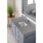 Copper Cove Encore 48" Single Vanity, Silver Gray w/ 3 CM Grey Expo Quartz Top