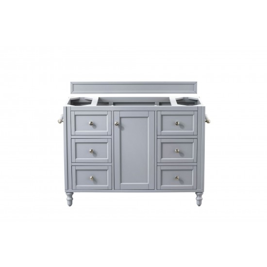 Copper Cove Encore 48" Single Vanity, Silver Gray w/ 3 CM Grey Expo Quartz Top