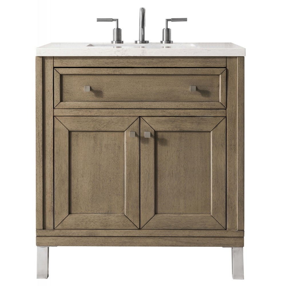 Chicago 30" Single Vanity Whitewashed Walnut Chicago 30" Single Vanity Whitewashed Walnut