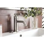 Columbia 31.5" Single Vanity, Glossy White w/ White Glossy Composite Countertop