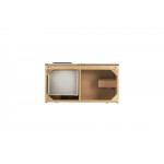 Columbia 36" Single Vanity, Ash Gray