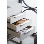 Columbia 36" Single Vanity, Glossy White w/ Glossy White Composite Top