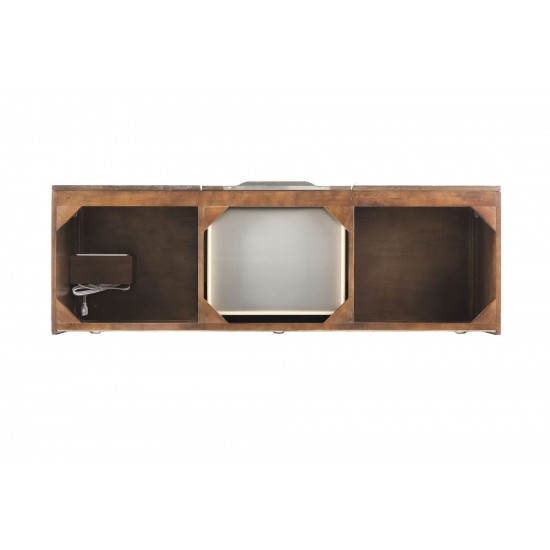 Columbia 59" Double Vanity, Coffee Oak