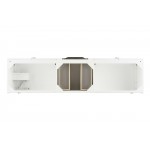Columbia 72" Double Vanity, Glossy White