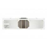 Columbia 72" Single Vanity, Glossy White