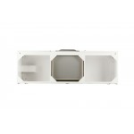 Mercer Island 59" Double Vanity, Glossy White