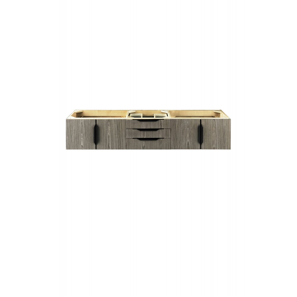 Mercer Island 72" Vanity, Ash Gray, Matte Black Mercer Island 72" Vanity, Ash Gray, Matte Black