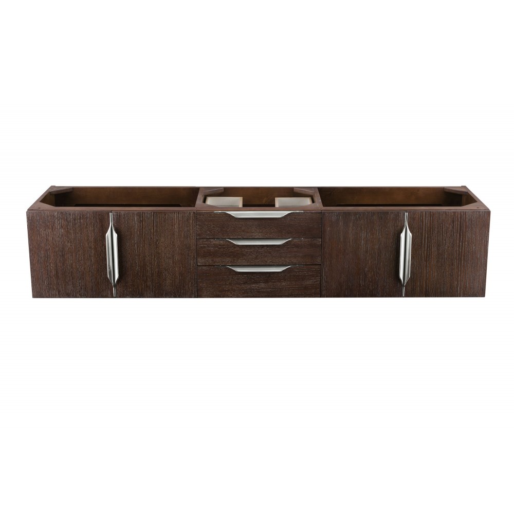 Mercer Island 72" Double Vanity, Coffee Oak