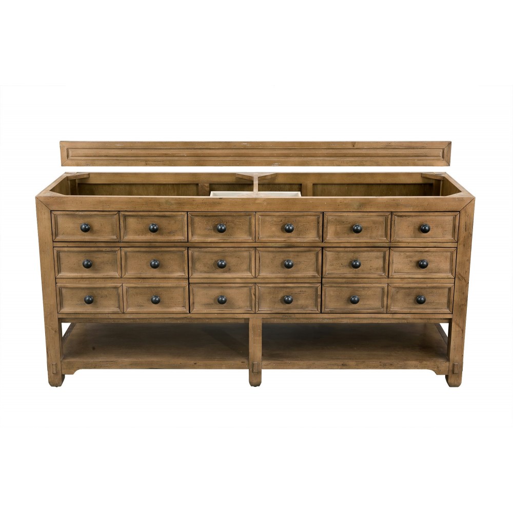 Malibu 72" Double Vanity Cabinet, Honey Alder Malibu 72" Double Vanity Cabinet, Honey Alder