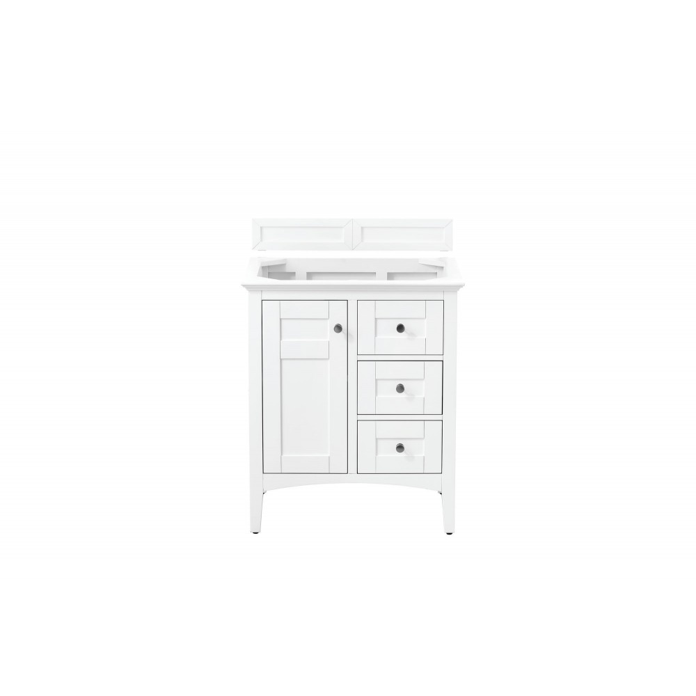 Palisades 30" Single Vanity, Bright White