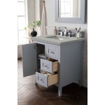 Palisades 30" Single Vanity, Silver Gray, w/ 3 CM Eternal Serena Quartz Top